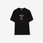 image, Premium Burberry Relaxed Fit Check Flag Cotton T-shirt