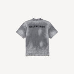image, Premium Balenciaga Men's Balenciaga Back Medium Fit T-shirt in Grey