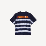 image, Premium Balenciaga Men's Taped And Dyed Medium Fit T-shirt in Navy/white