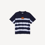 image, Premium Balenciaga Men's Taped And Dyed Medium Fit T-shirt in Navy/white