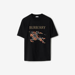 image, Premium Burberry Relaxed Fit Cross Stitch Knight Cotton T-shirt