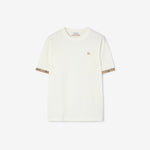 image, Premium Burberry Relaxed Fit Check Trim Cotton T-shirt