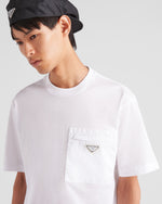image, Premium Prada Re-Nylon and jersey T-shirt