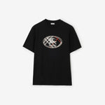 image, Premium Burberry Relaxed Fit Check Knight Stamp Cotton T-shirt