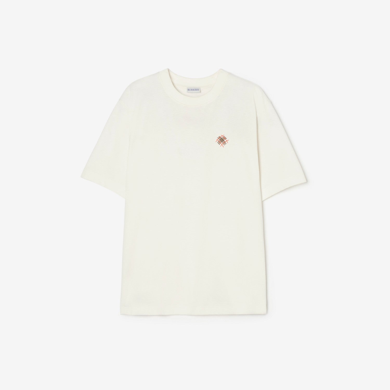 Premium Burberry Relaxed Fit Logo Cotton T-shirt