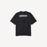image, Premium Balenciaga Men's Masking Tape Medium Fit T-shirt in Faded Black