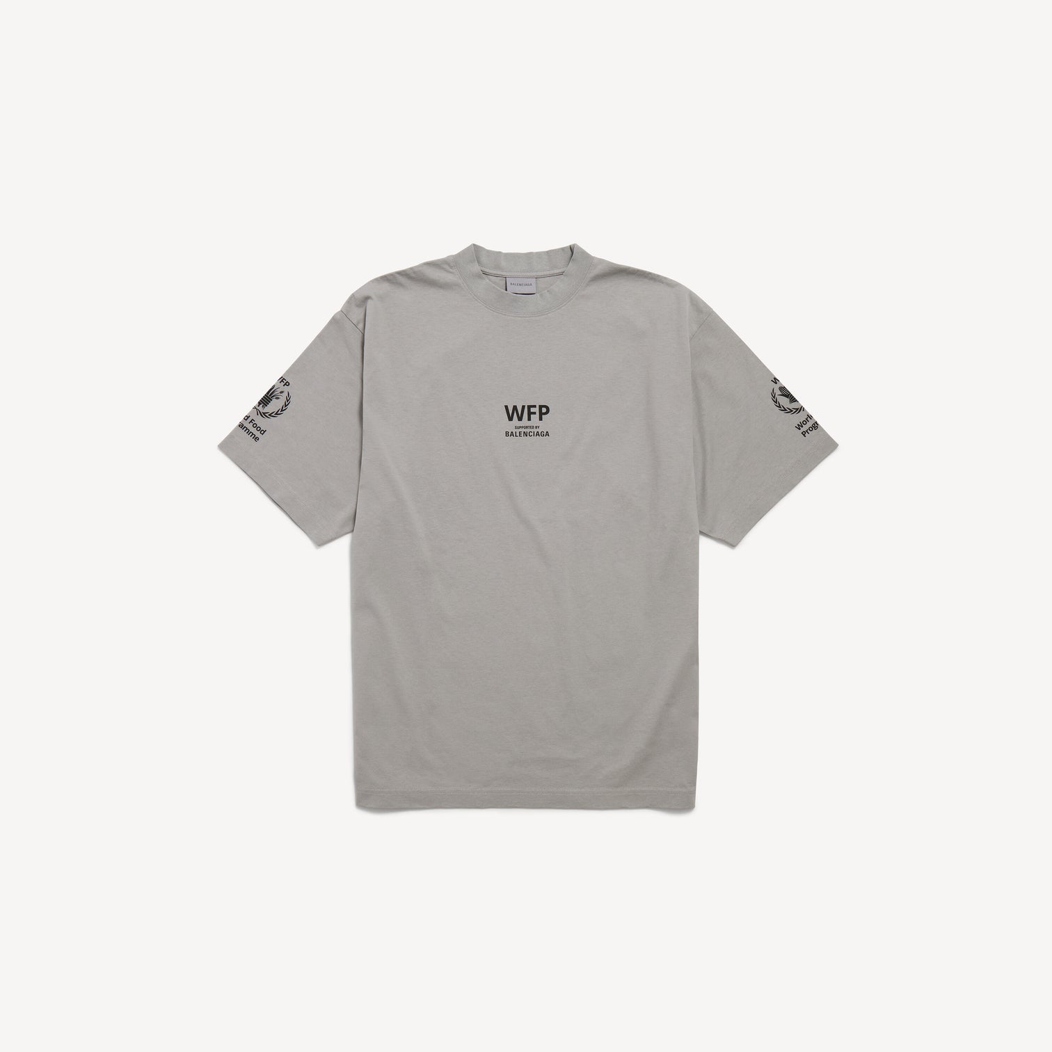 Premium Balenciaga Men's Wfp Medium Fit T-shirt in Balenciaga Grey