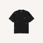 image, Premium Balenciaga Men's 520 Stickers Medium Fit T-shirt in Black/green