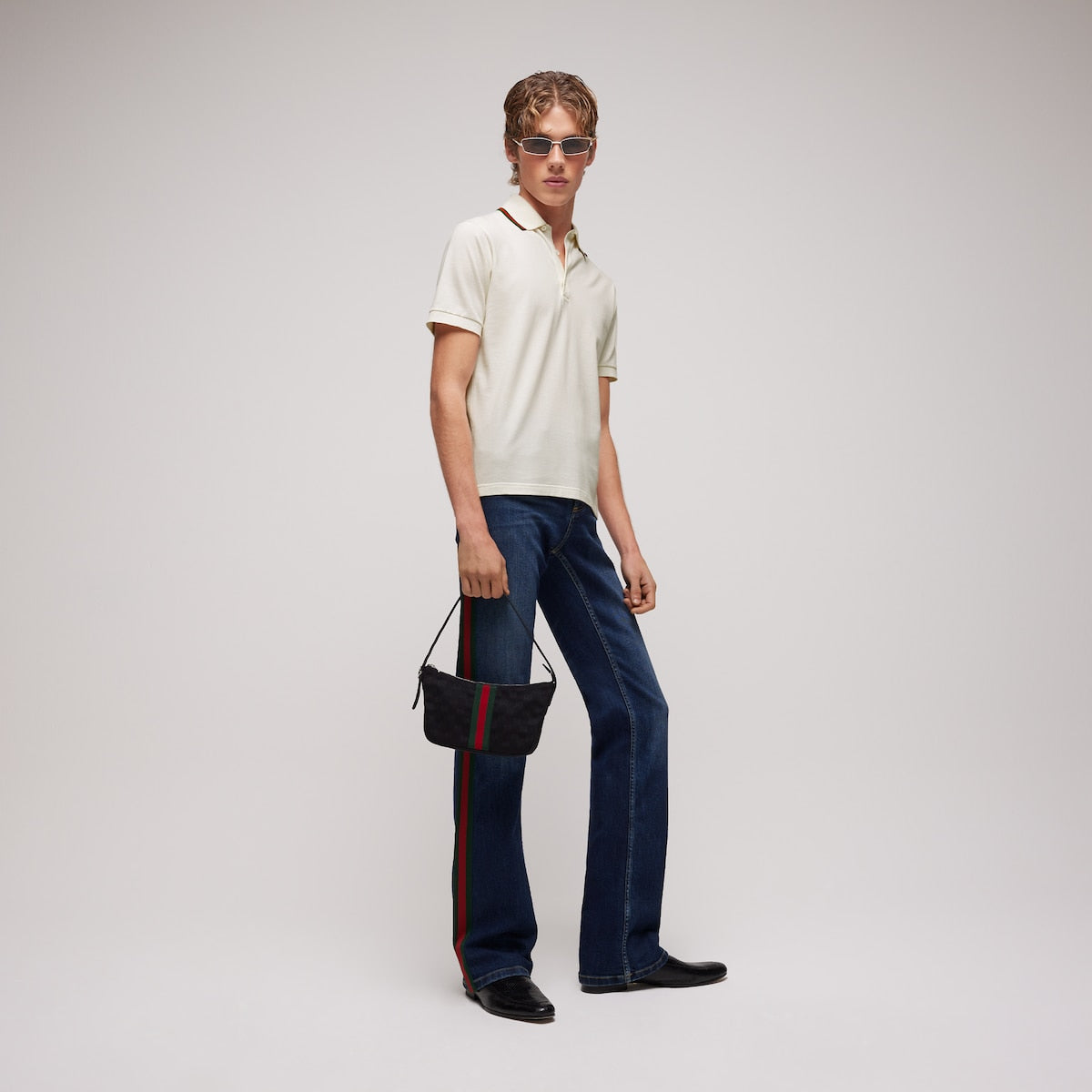 Premium Gucci Cotton jersey piquet polo shirt