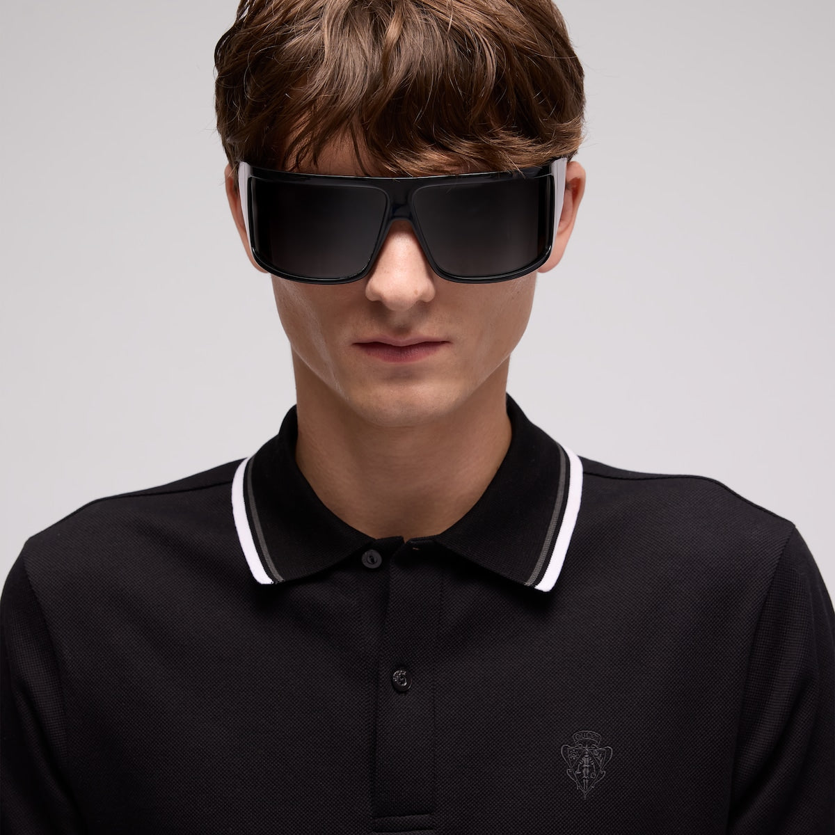 Premium Gucci Cotton piquet polo shirt with embroidery