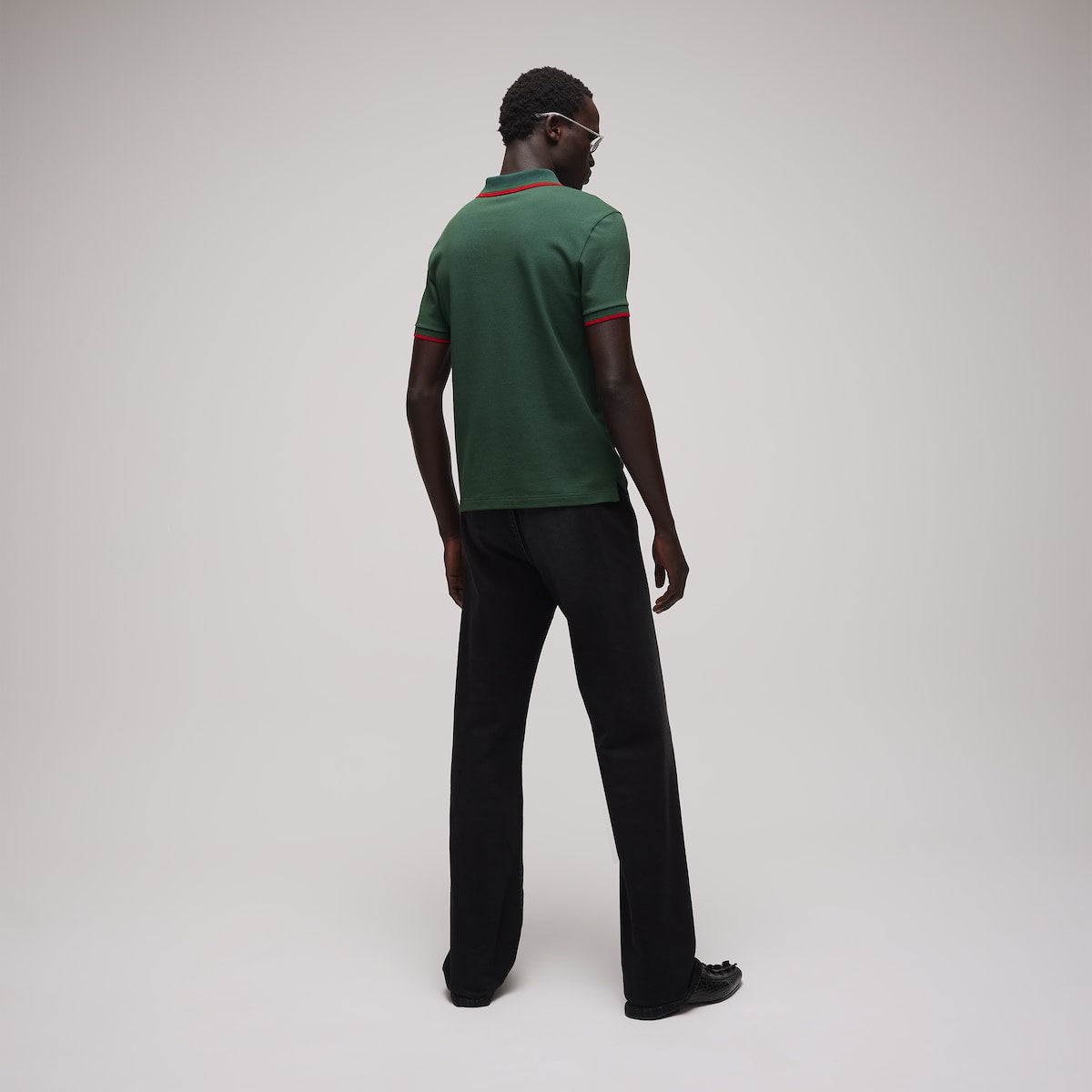 Premium Gucci Cotton piquet polo shirt with embroidery