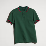 image, Premium Gucci Cotton piquet polo shirt with embroidery