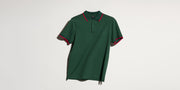 Premium Gucci Cotton piquet polo shirt with embroidery