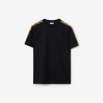 image, Premium Burberry Slim Fit Check Trim Cotton T-shirt