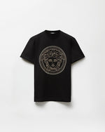 image, Premium Versace Embellished Cotton-Jersey T-Shirt