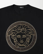 image, Premium Versace Embellished Cotton-Jersey T-Shirt