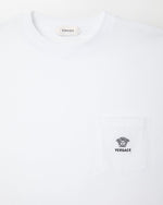 image, Premium Versace Embroidered Cotton-Jersey T-Shirt