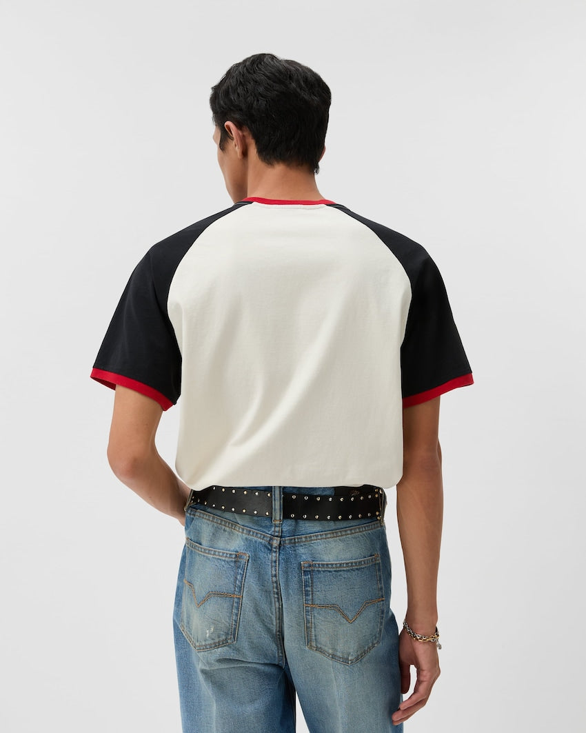 Premium Versace Printed Cotton-Jersey Regular T-Shirt