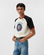 image, Premium Versace Printed Cotton-Jersey Regular T-Shirt