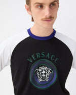 image, Premium Versace Printed Cotton-Jersey Regular T-Shirt