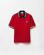 image, Premium Versace Embroidered-Logo Cotton Piqué Polo