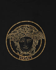 Premium Versace Embroidered-Logo Cotton-Jersey Slim T-Shirt