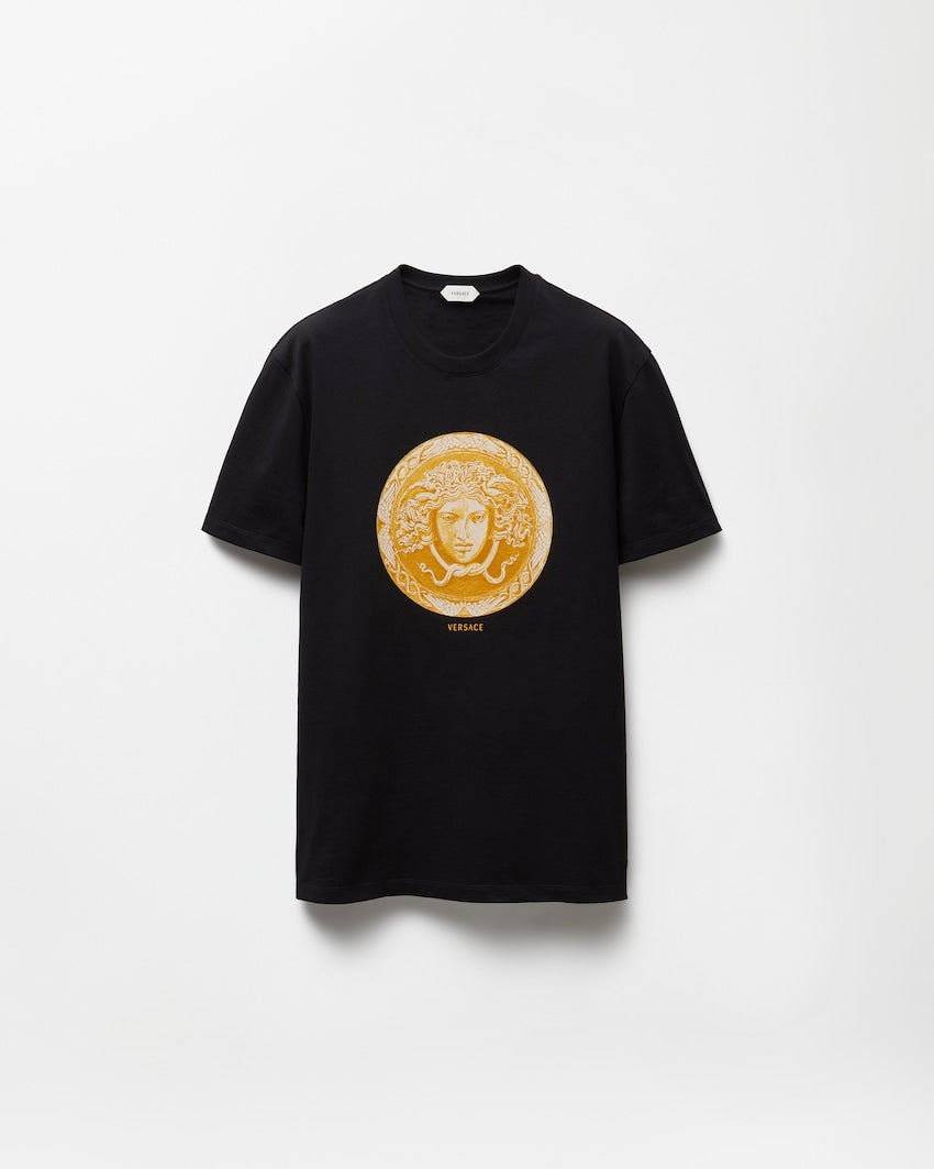 Premium Versace Printed Cotton-Jersey Slim T-Shirt