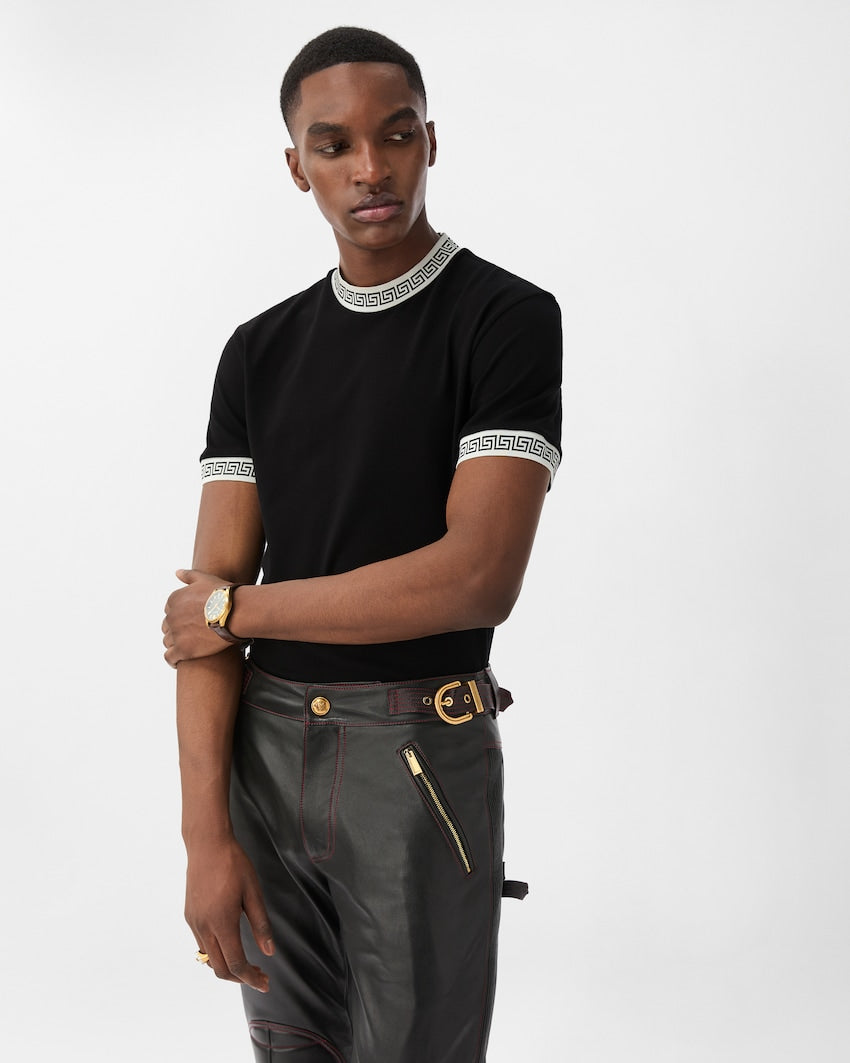 Premium Versace Stretch Cotton-Jersey Slim T-Shirt