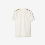 image, Premium Burberry Slim Fit Check Trim Cotton T-shirt