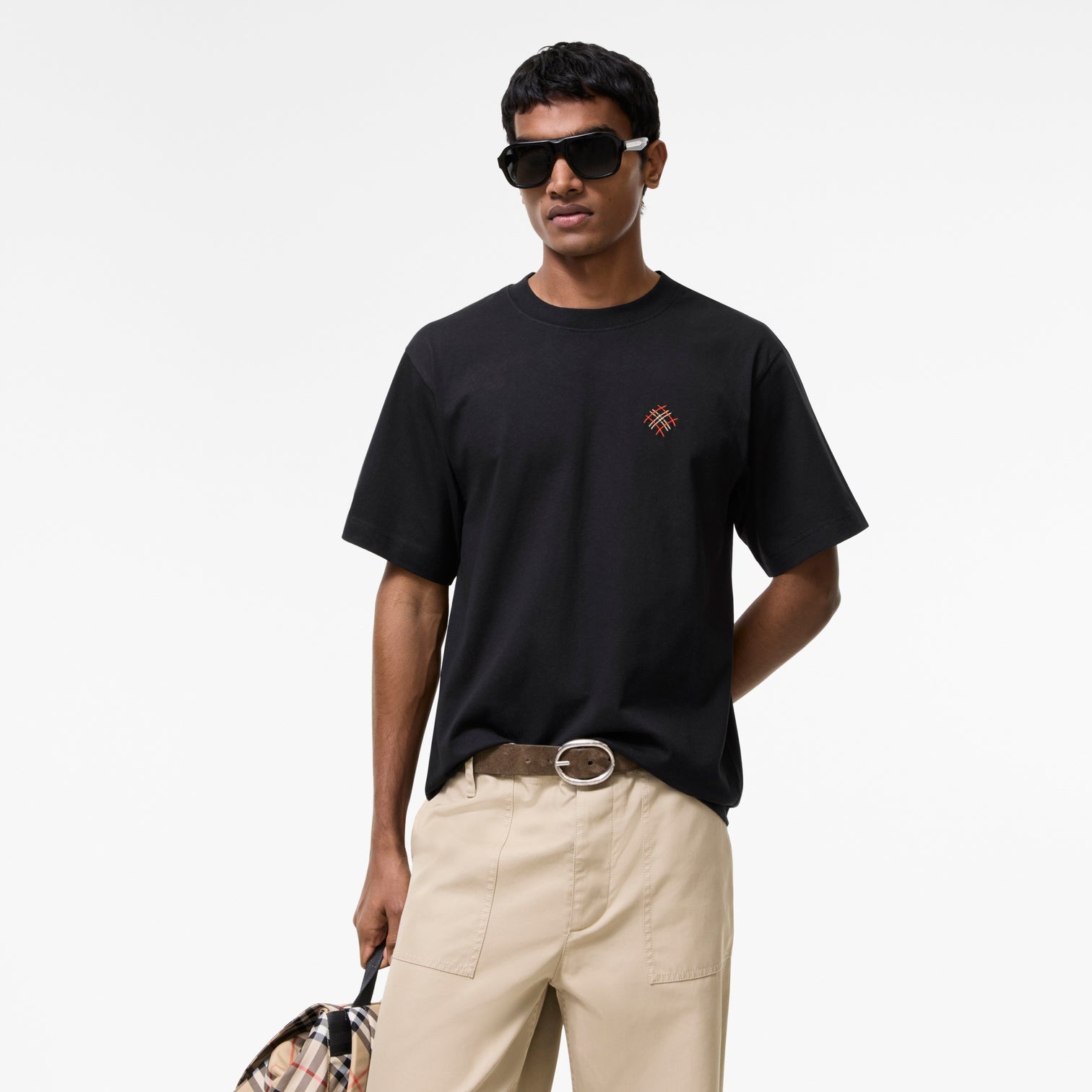 Premium Burberry Relaxed Fit Logo Cotton T-shirt