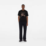 image, Premium Burberry Relaxed Fit Cross Stitch Knight Cotton T-shirt