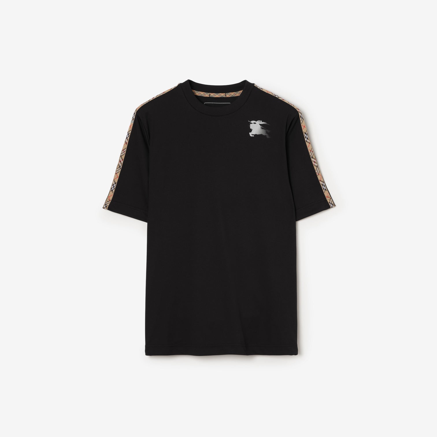 Premium Burberry Check Trim Jersey T-shirt