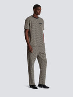 image, Premium Balmain PB Labyrinth jacquard T-shirt