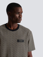 image, Premium Balmain PB Labyrinth jacquard T-shirt