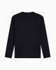 Premium Emporio Armani Slim-fit Pima jersey jumper with printed logo