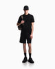 Premium Emporio Armani Lyocell blend jersey T-shirt with EA logo embroidery