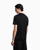 Premium Emporio Armani Lyocell blend jersey T-shirt with EA logo embroidery