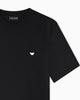 Premium Emporio Armani Jersey t-shirt with embroidery in lyocell-blend Essential