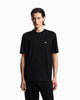 Premium Emporio Armani Jersey t-shirt with embroidery in lyocell-blend Essential