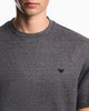 Premium Emporio Armani Jacquard jersey mélange T-shirt