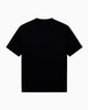 Premium Emporio Armani T-shirt in mixed lyocell jersey with maxi flock logo