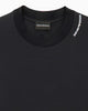 Premium Emporio Armani Modal jersey shirt with embroidered logo on neckline