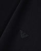 Premium Emporio Armani Jersey T-shirt with micro eagle embroidery