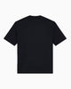 Premium Emporio Armani Jersey T-shirt with micro eagle embroidery
