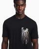 Premium Emporio Armani Heavy jersey T-shirt with embroidered logo