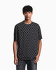 Premium Emporio Armani Jersey T-shirt in lyocell blend with all-over logo print