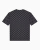 Premium Emporio Armani Jersey T-shirt in lyocell blend with all-over logo print