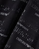Premium Emporio Armani Jersey T-shirt in lyocell blend with all-over logo print
