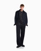 Premium Emporio Armani Jersey T-shirt in lyocell blend with all-over logo print