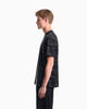 Premium Emporio Armani Jersey T-shirt in lyocell blend with all-over logo print